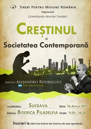 "Crestinul si societatea contemporana" cu Alejandro Rodriguez la Suceava