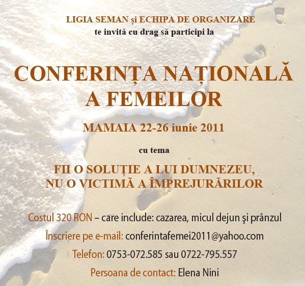 Conferinta Nationala a Femeilor la Mamaia