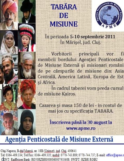 Tabara de misiune APME 2011