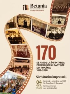 170 de ani de credință și har: Prima biserică baptistă din România sărbătorește un moment istoric